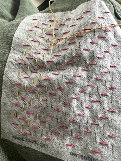 Stick & Stitch Mending Patch - Cream (Set #10) - Image 7