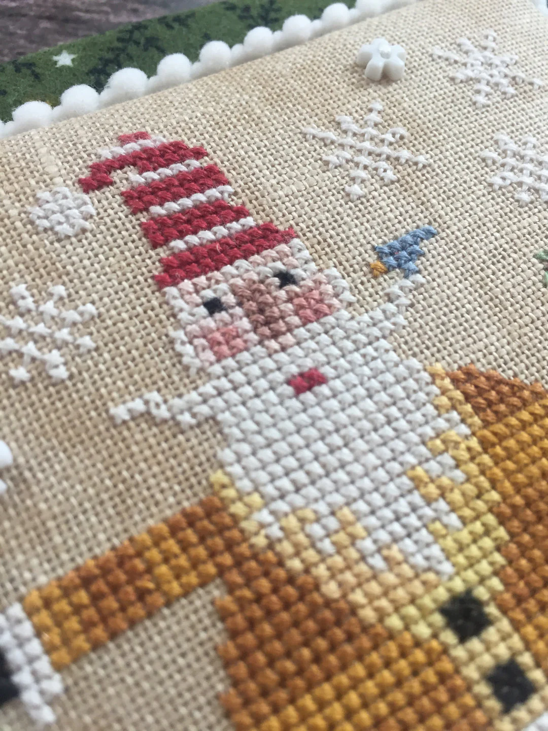 Wee Santa Cross Stitch Pattern - 2018 - Image 2
