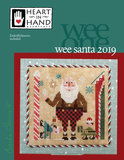 Wee Santa Cross Stitch Pattern - 2019 - Image 3