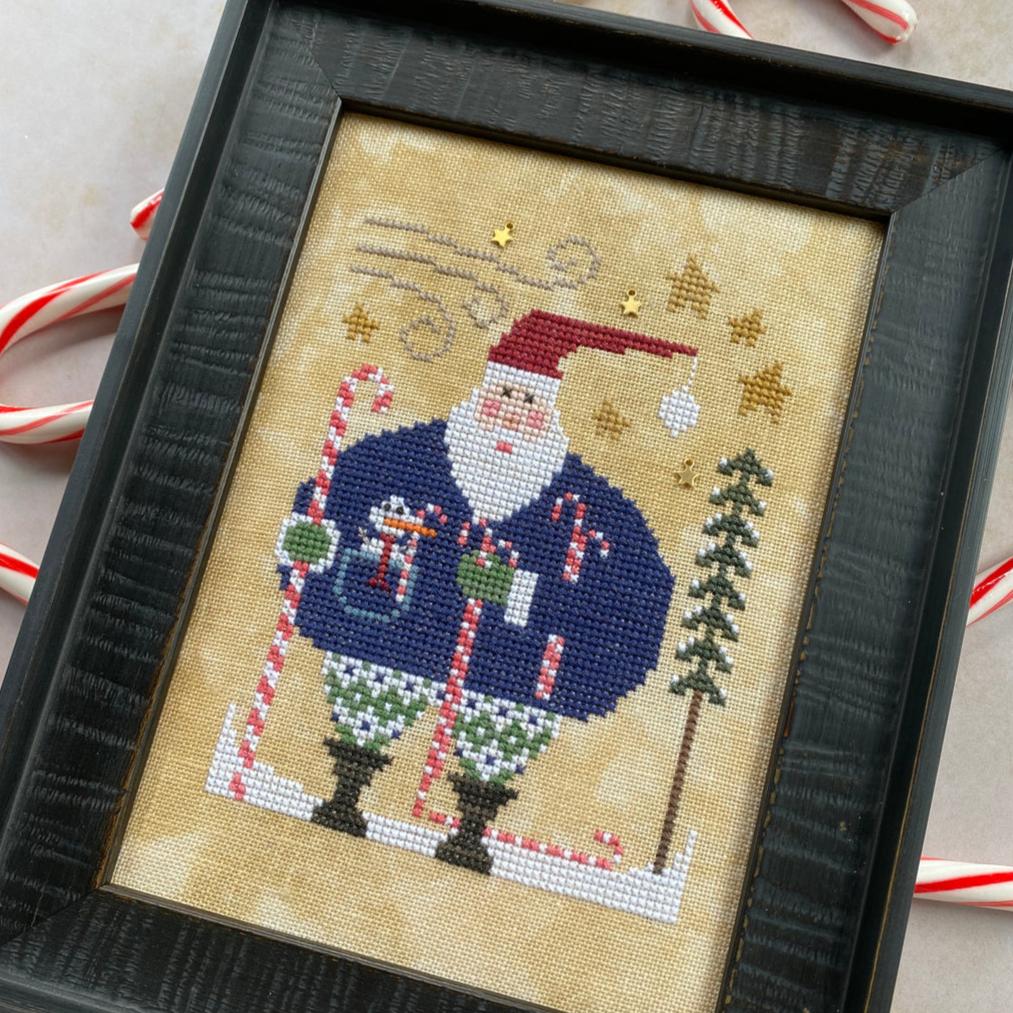 Wee Santa Cross Stitch Pattern - 2020