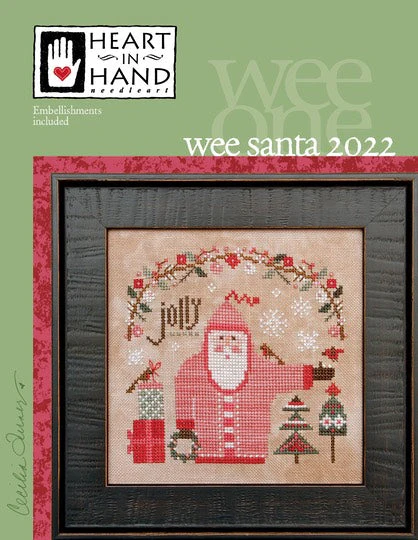 Wee Santa Cross Stitch Pattern - 2022 - Image 3