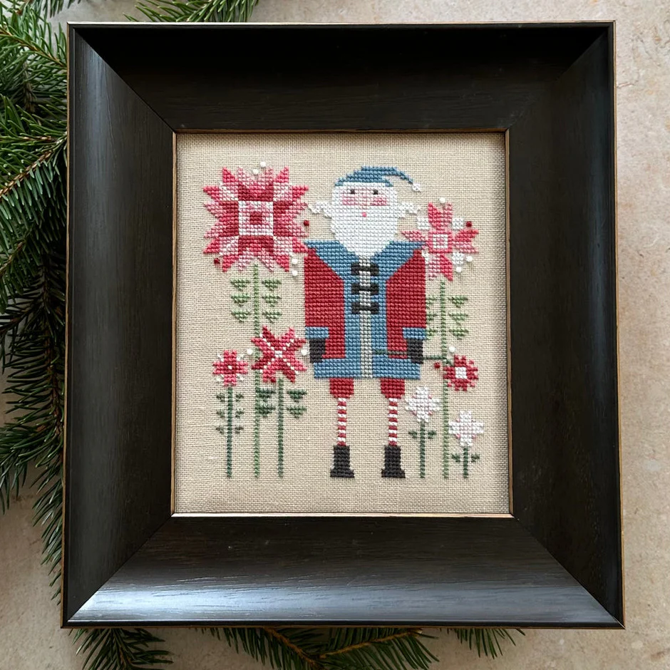 Wee Santa Cross Stitch Pattern - 2023