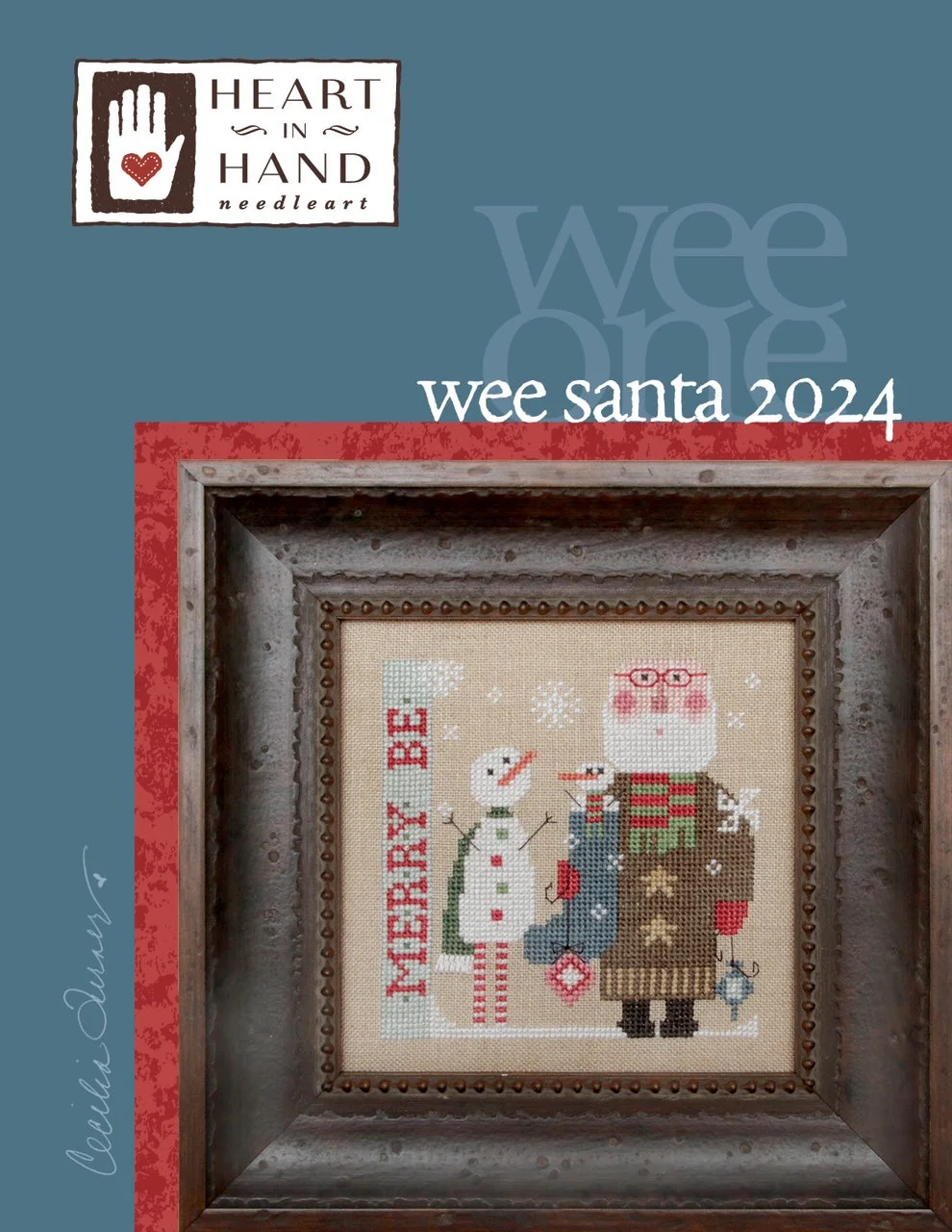 Wee Santa Cross Stitch Pattern - 2024 - Image 3