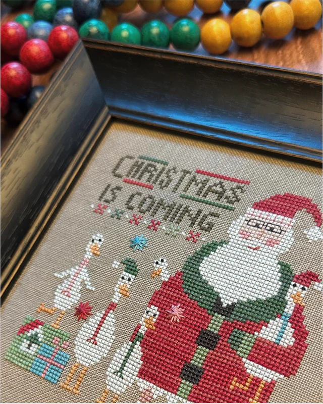 Wee Santa Cross Stitch Pattern - 2025 - Image 2