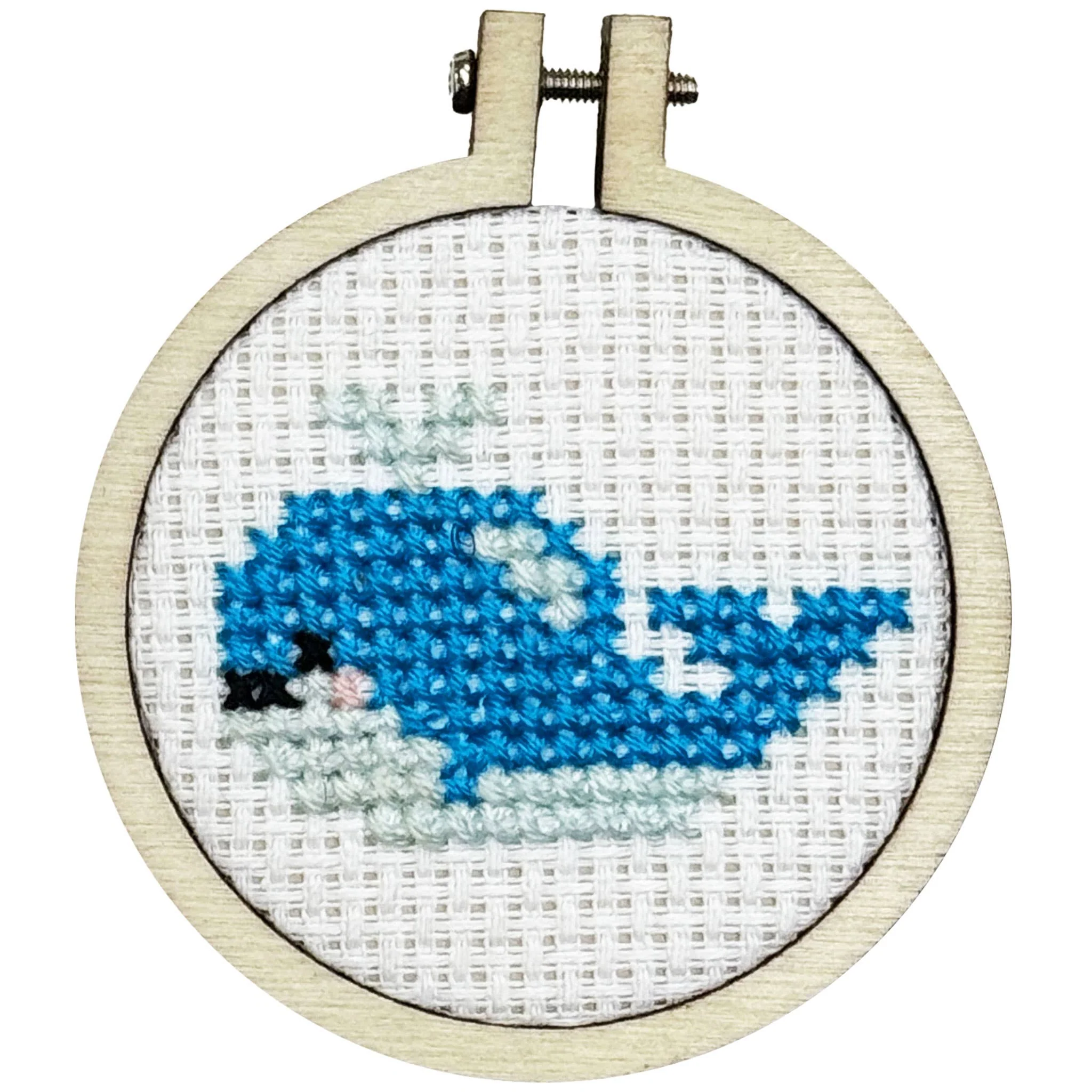 Matchbox Mini Cross Stitch Kit - Whale Done - Image 2