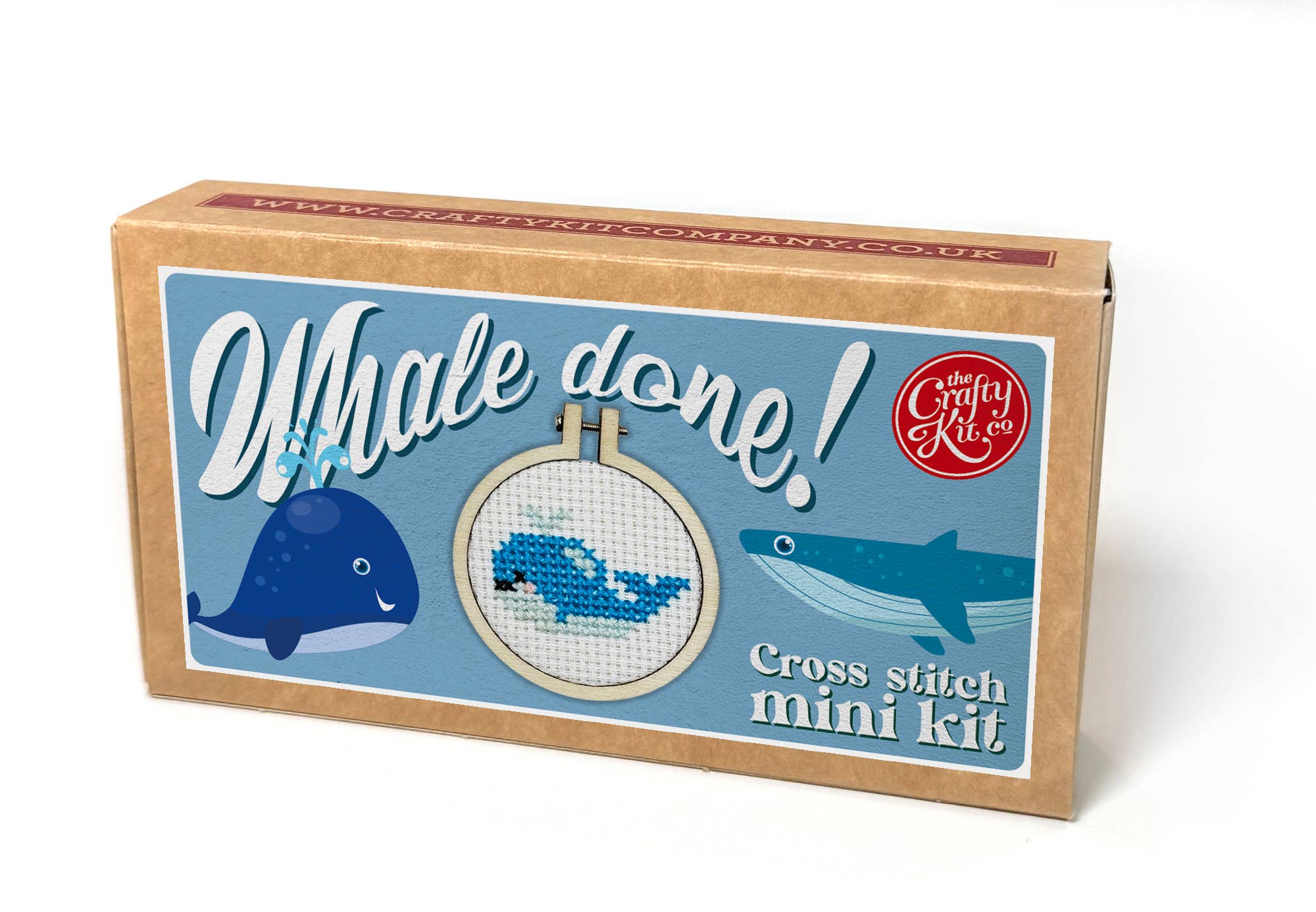 Matchbox Mini Cross Stitch Kit - Whale Done - Image 3