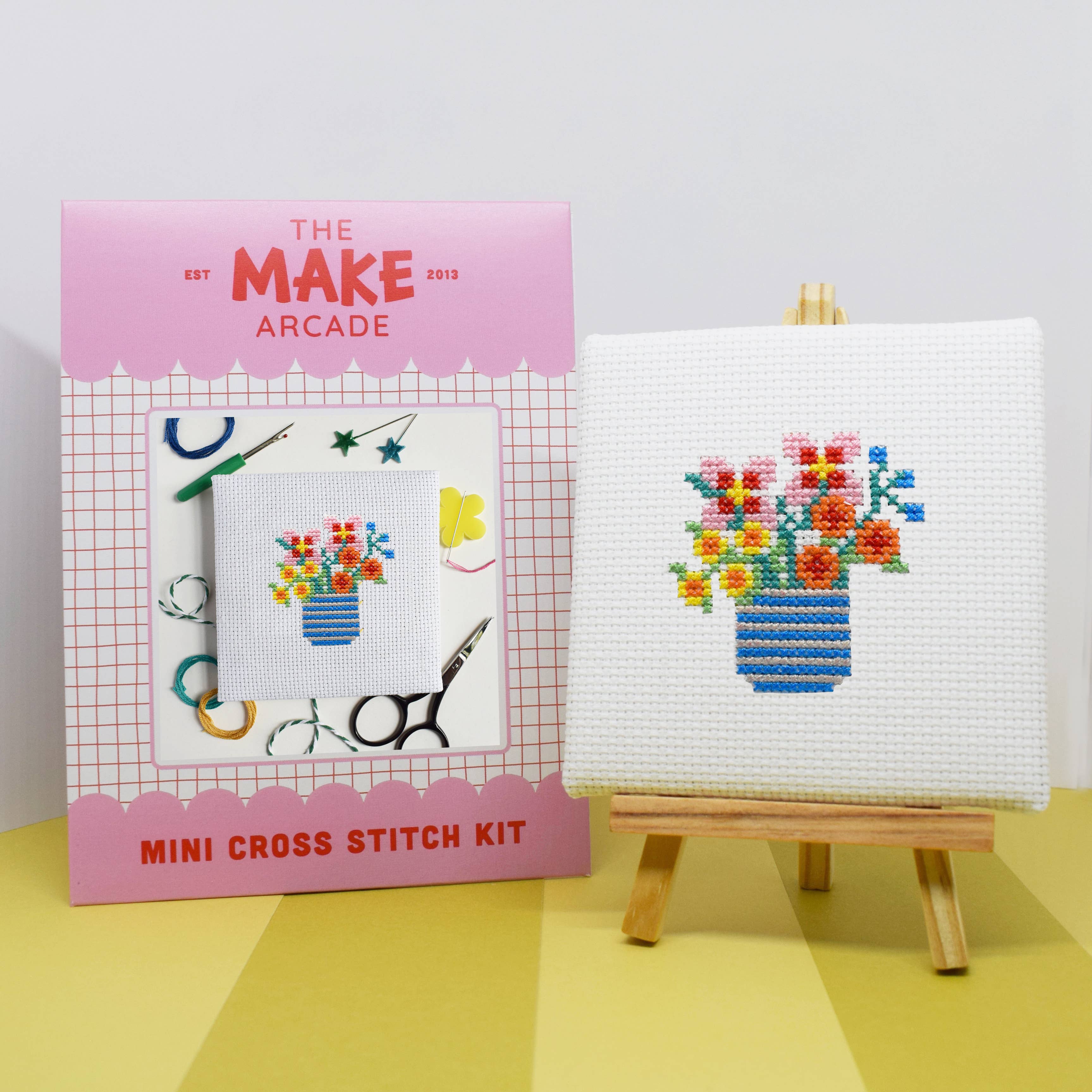 Wildflowers Mini Cross Stitch Kit - Image 2