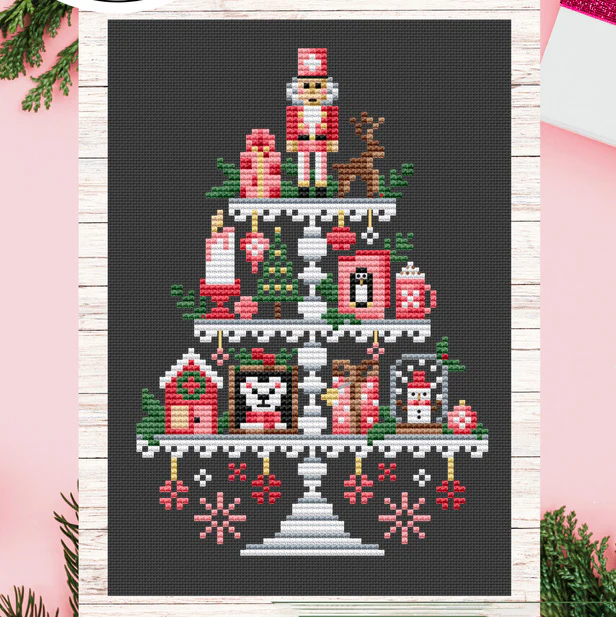 Winter Tier Cross Stitch Pattern