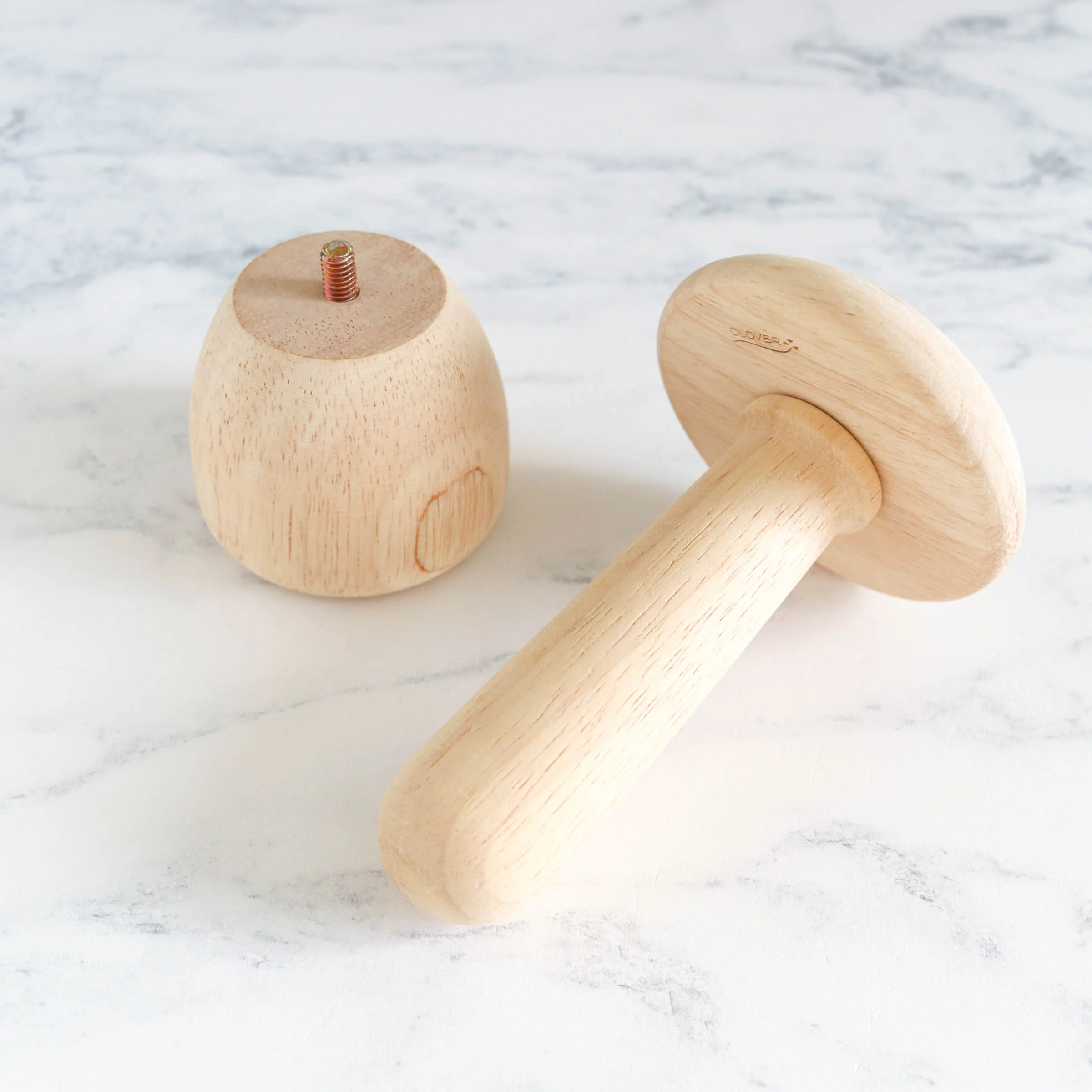 Wooden Darning Mushroom Set - Image 4