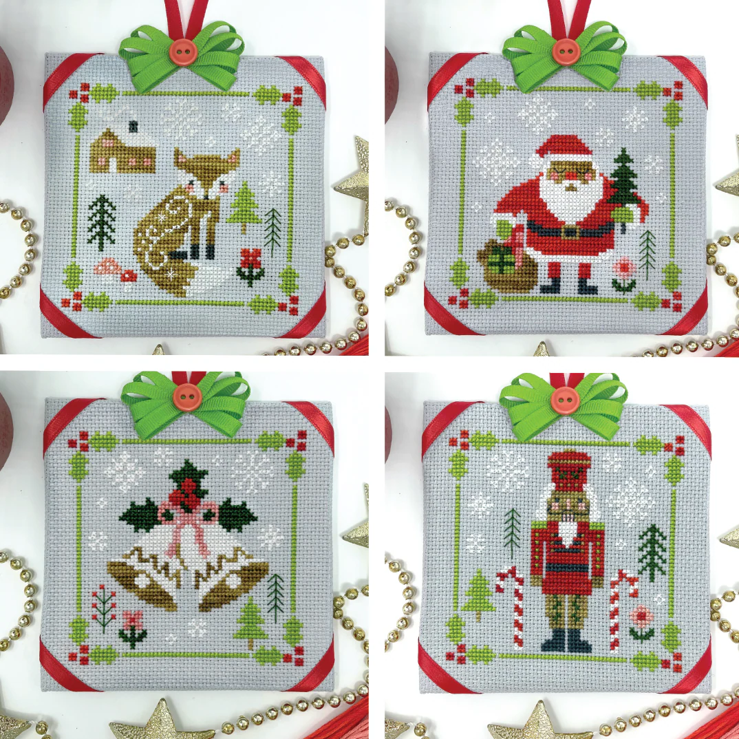 Woodland Christmas Cross Stitch Pattern (Parts 9-12)