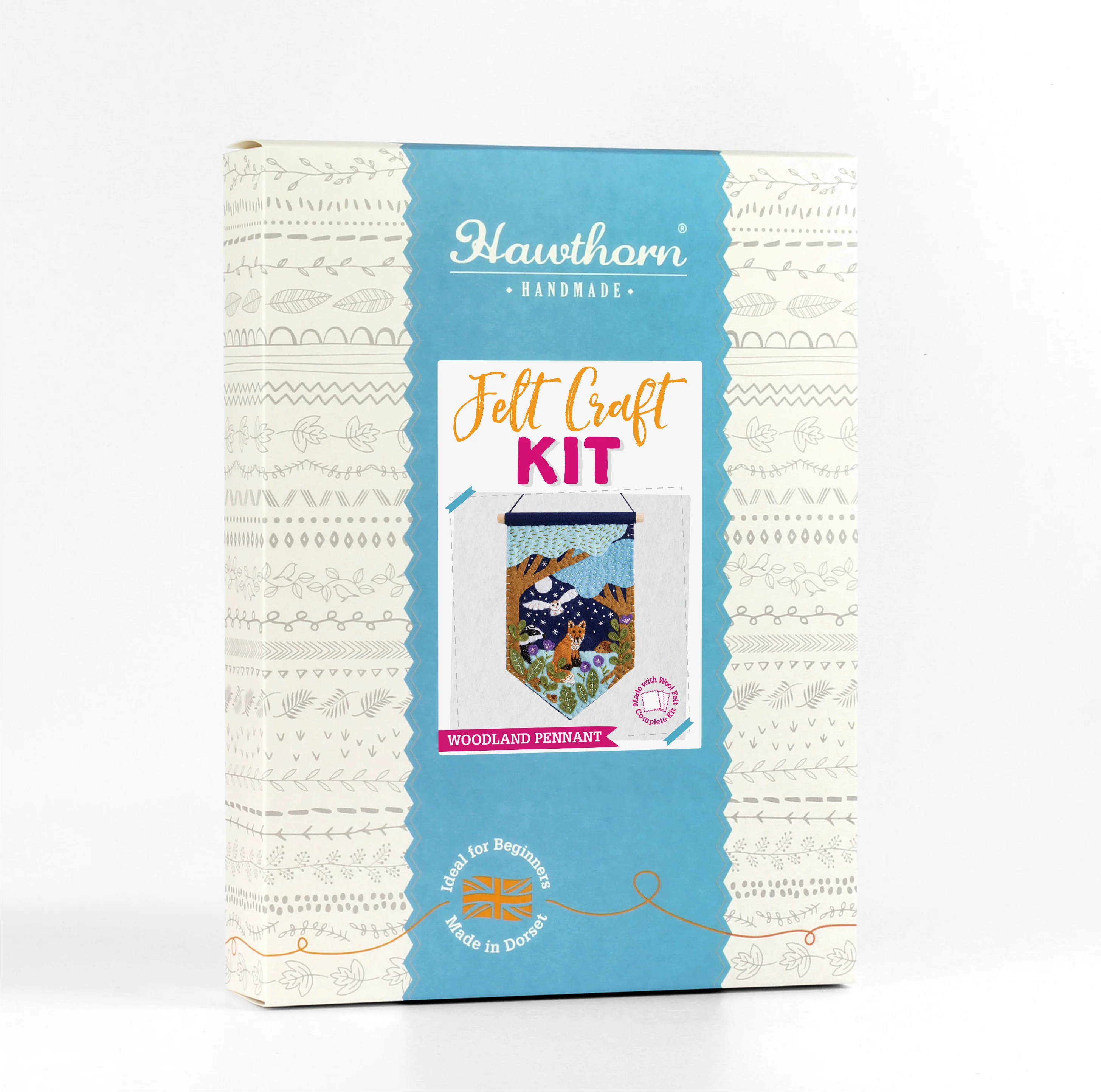 Woodland Pennant Felt Craft Kit - Image 7