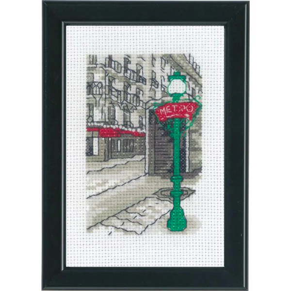 World Cities Mini Cross Stitch Kit - Paris