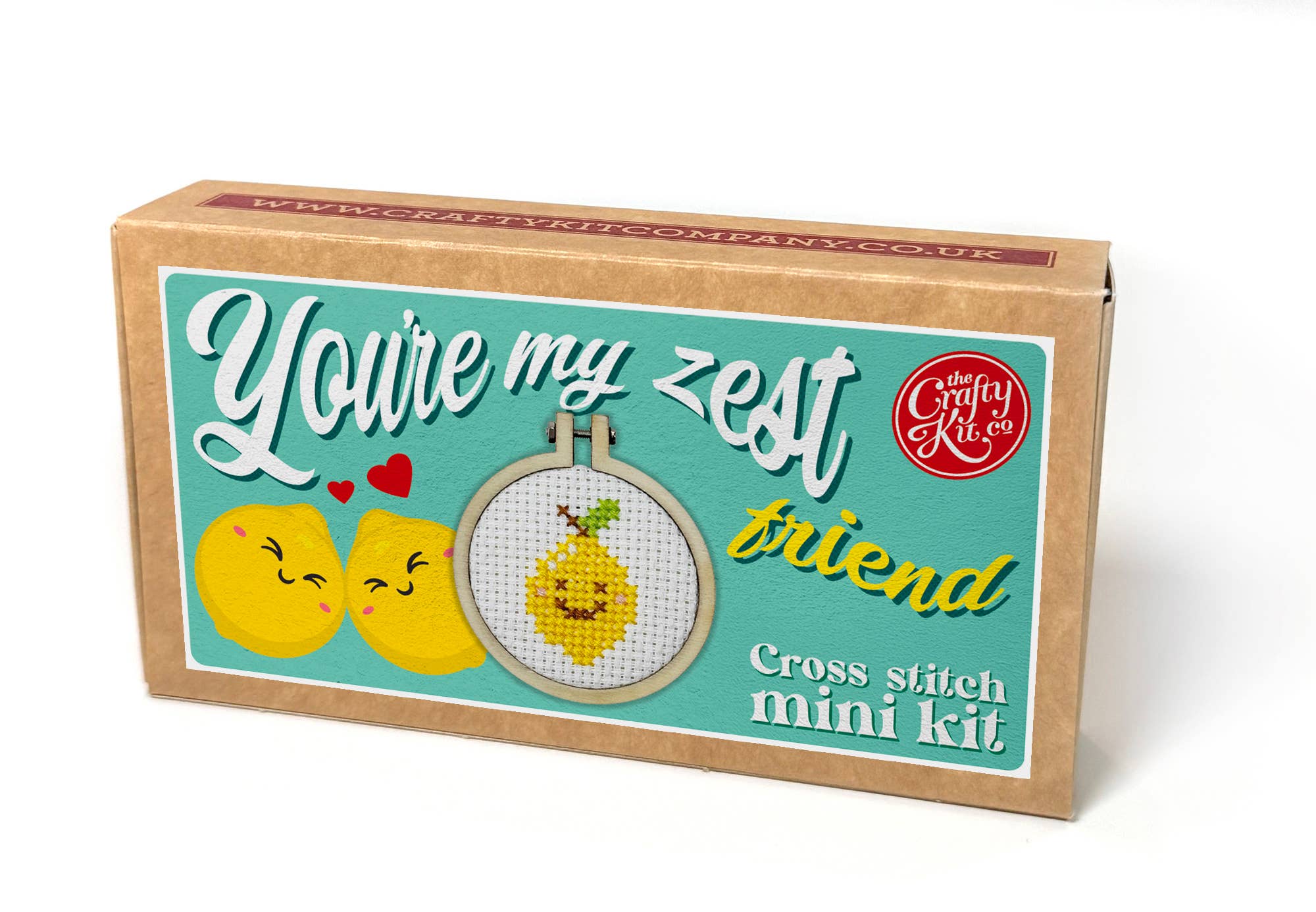 Matchbox Mini Cross Stitch Kit - You're My Zest Friend - Image 3