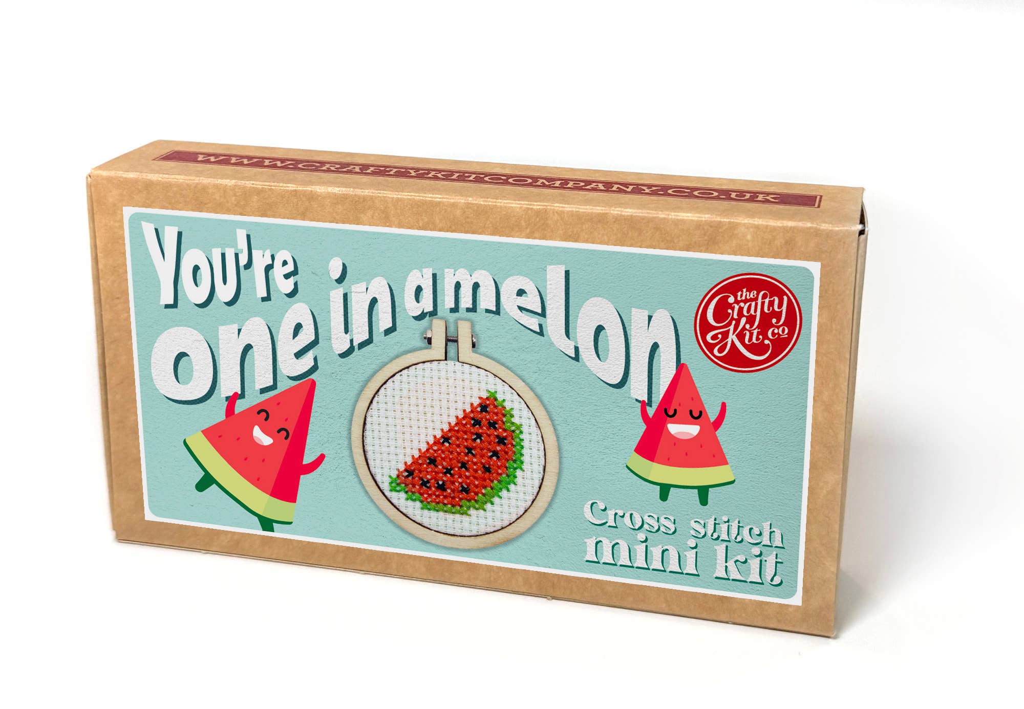 Mini Matchbox Cross Stitch Kit - You're One in a Melon - Image 3