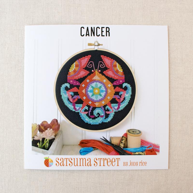 Zodiac Cross Stitch Pattern - Cancer - Image 3