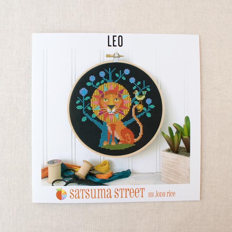 Zodiac Cross Stitch Pattern - Leo - Image 3