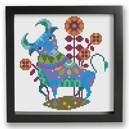 Zodiac Cross Stitch Pattern - Taurus - Image 2
