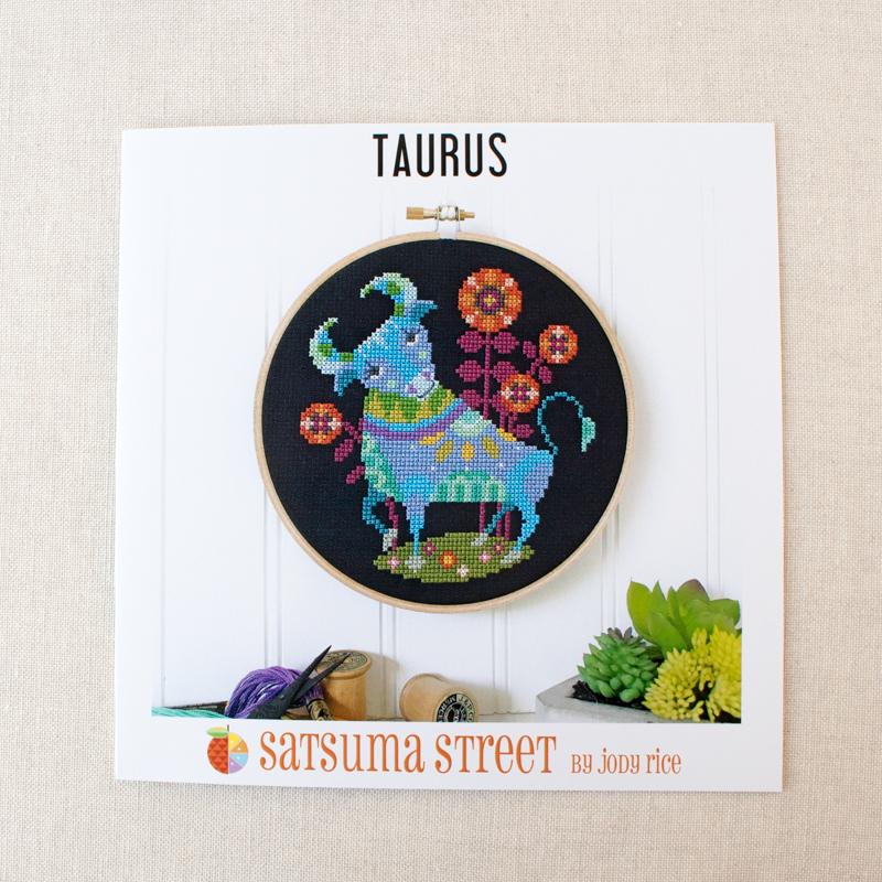 Zodiac Cross Stitch Pattern - Taurus - Image 3