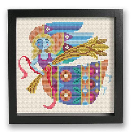 Zodiac Cross Stitch Pattern - Virgo - Image 2