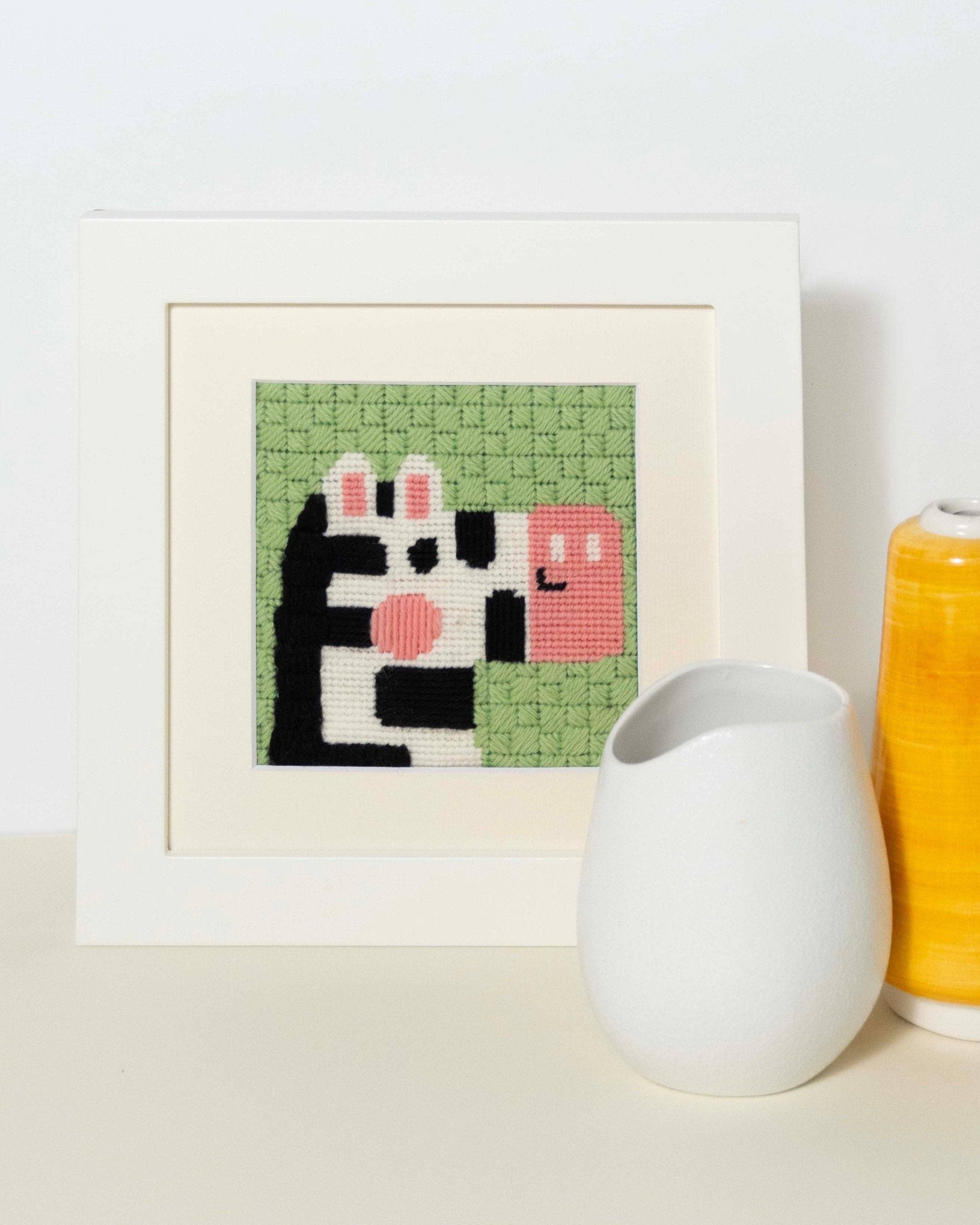 Needlepoint Kit for Kids - Zoe, the Zebra - Image 5
